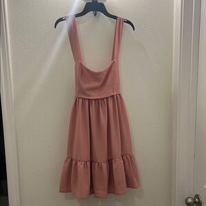 Woman’s/ teens Elegant Pink Sleeveless Dress